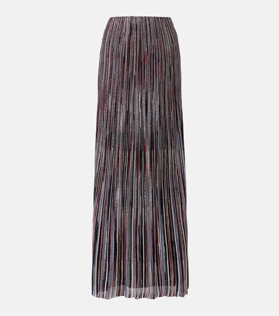 Striped lamé maxi skirt | Missoni