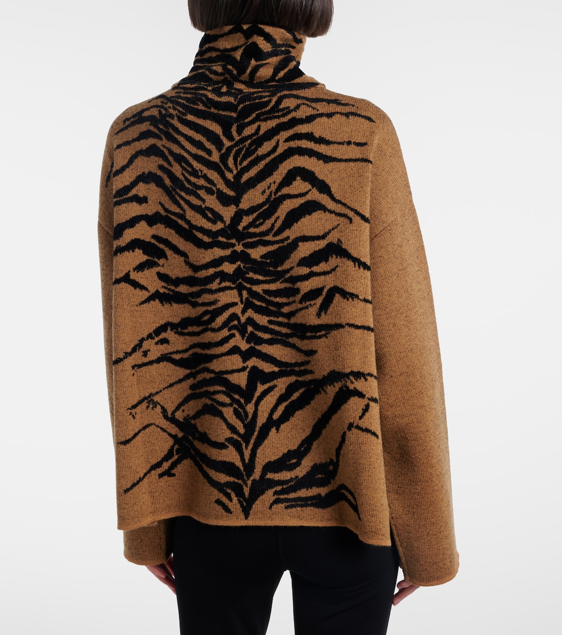 Jacquard turtleneck sweater | Alaïa