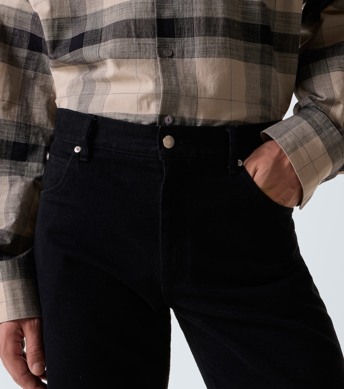 02 mid-rise straight jeans | Calvin Klein Collection