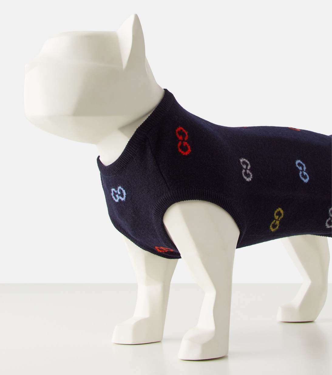 Jersey para perro de lana con GG | Gucci