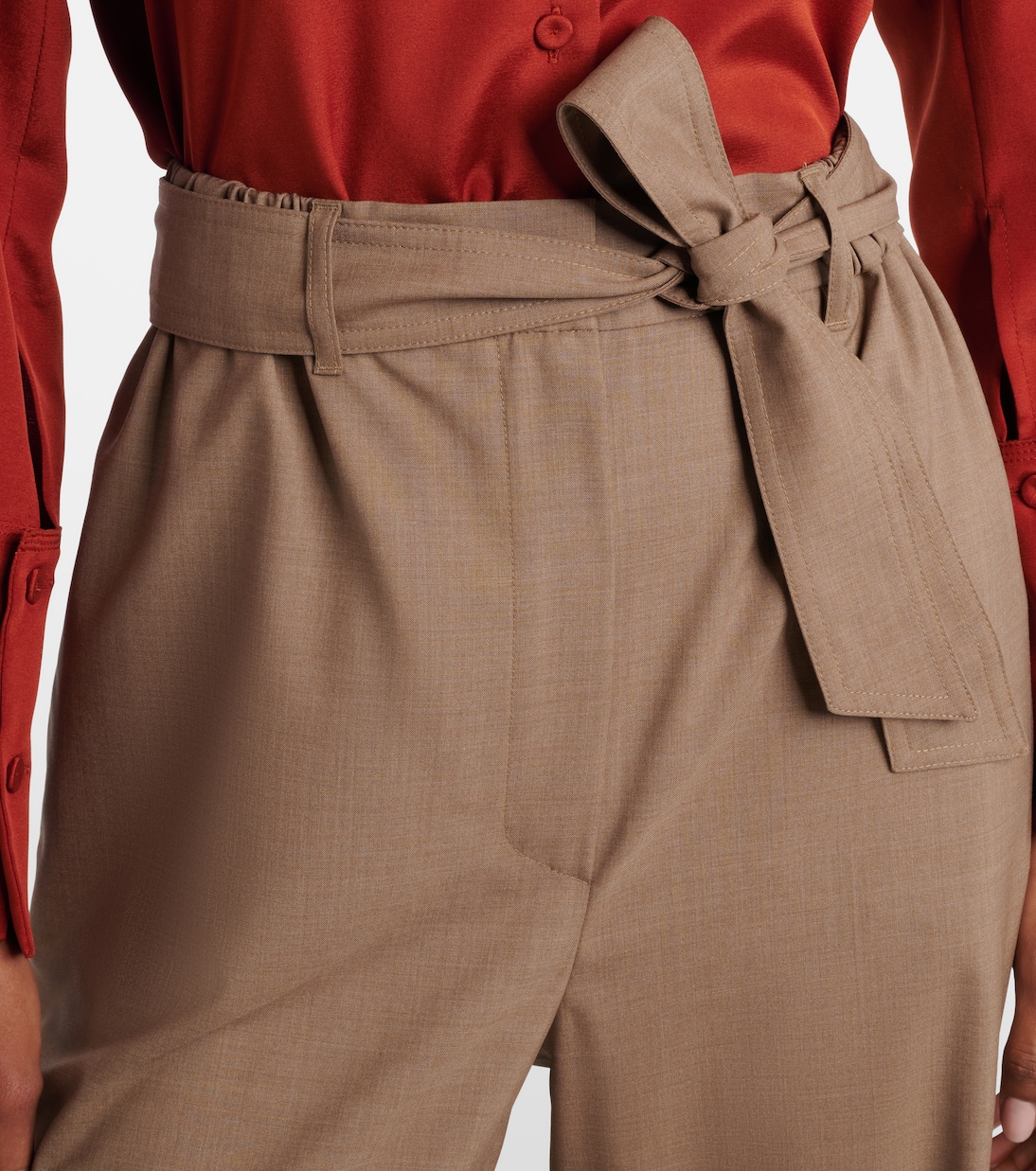 Gerade Hose Salpa aus Schurwolle | Max Mara