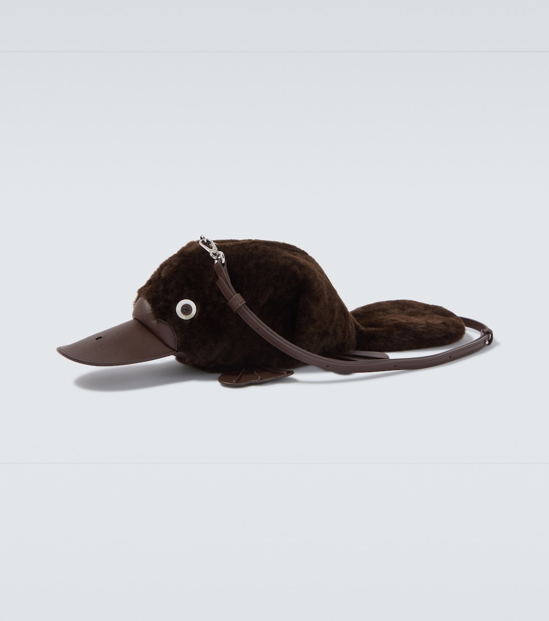 Platypus shearling crossbody bag | Loewe