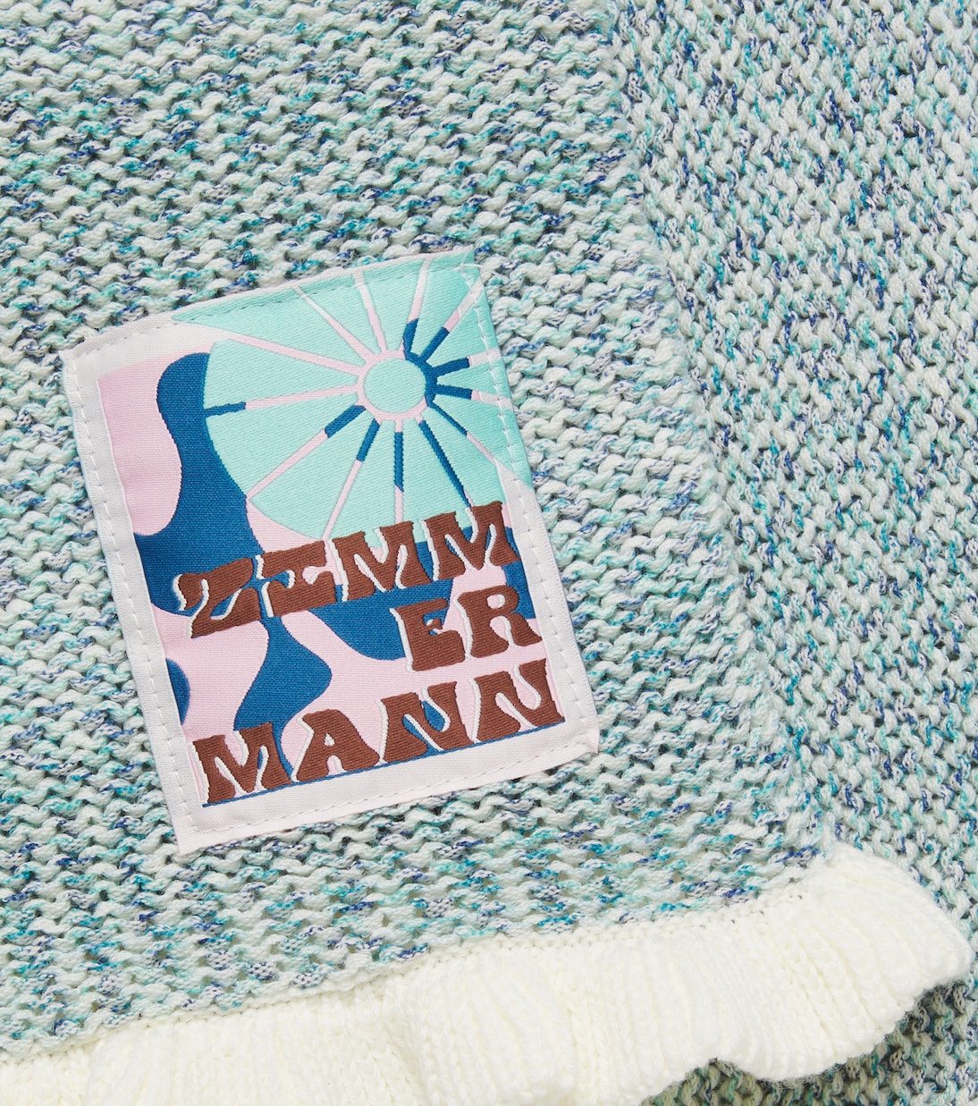 Knitted cotton-blend top | Zimmermann Kids