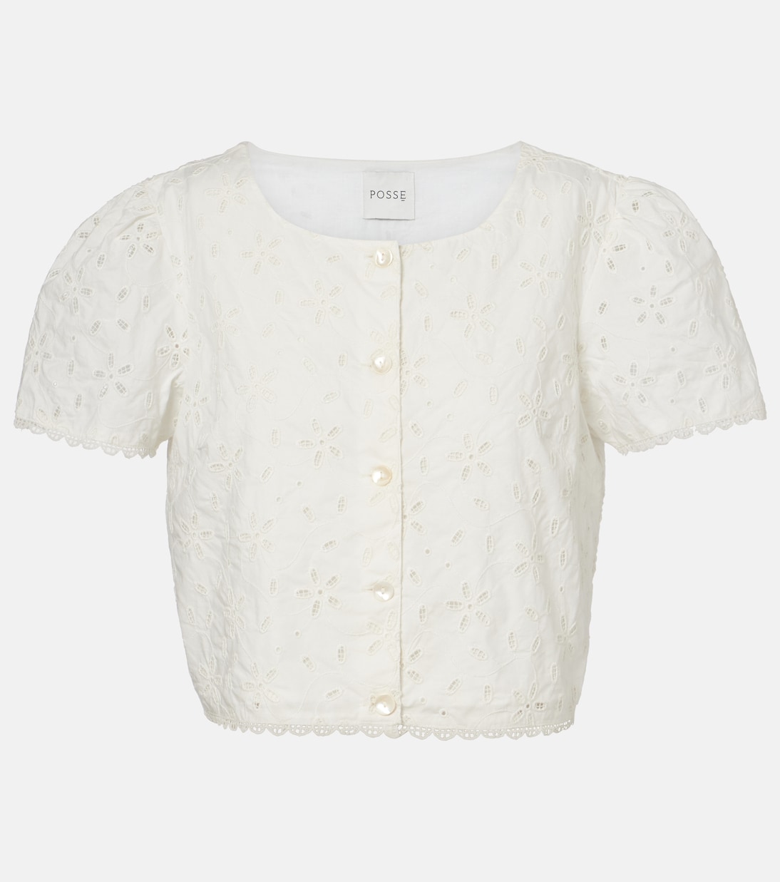 Salma embroidered cotton top | Posse