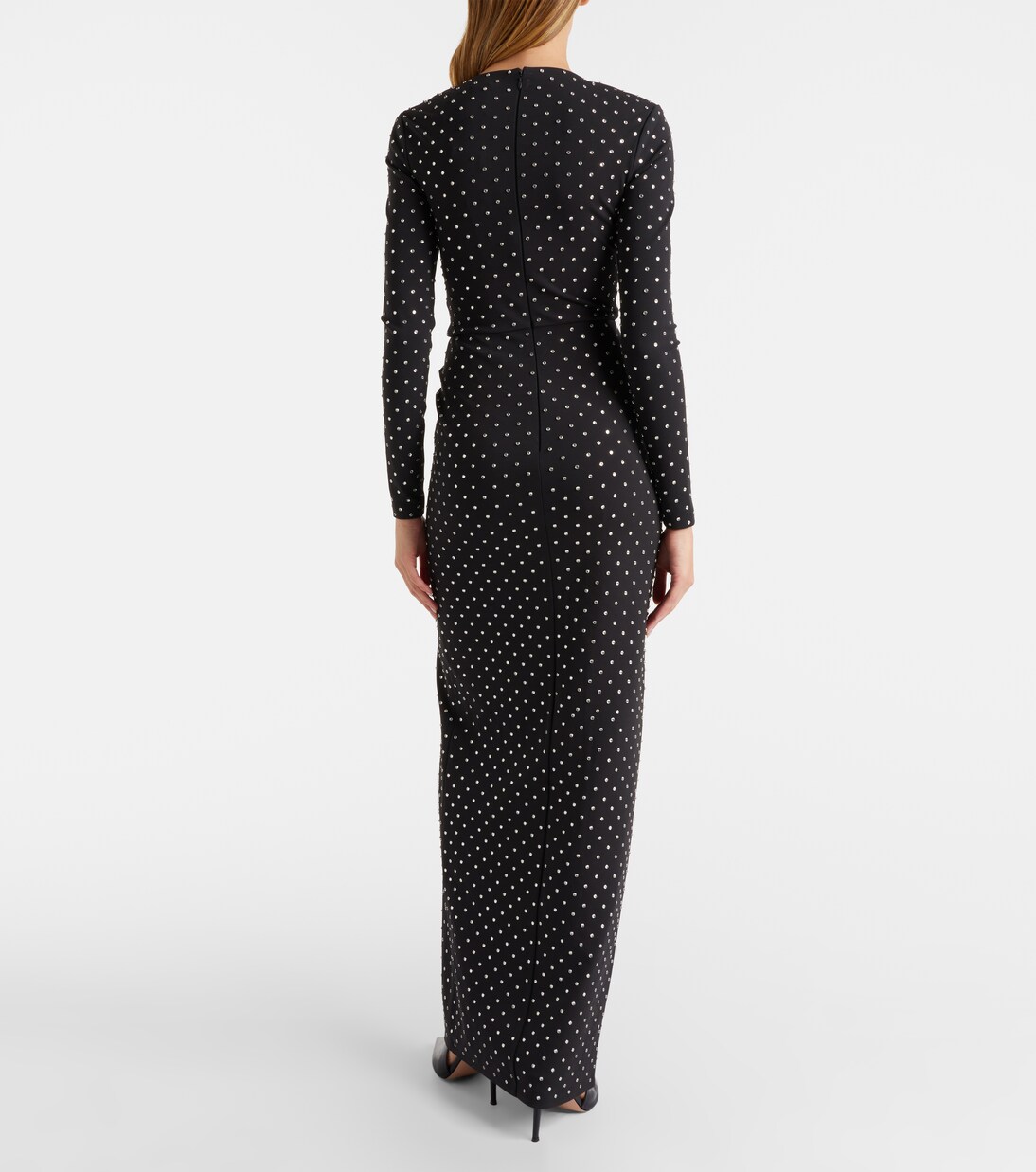 Embellished gathered jersey gown | Roland Mouret