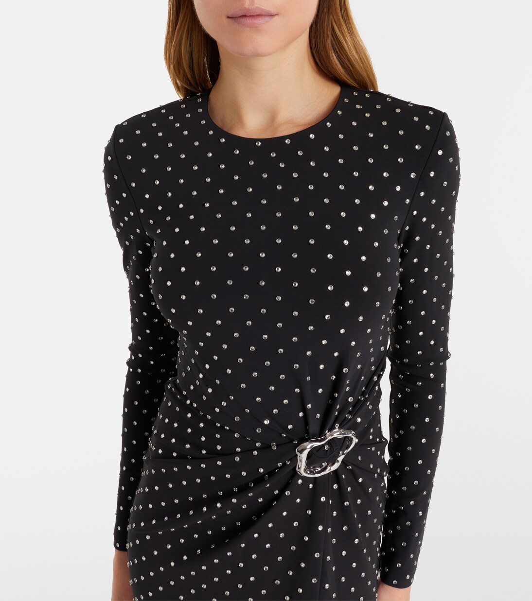 Embellished gathered jersey gown | Roland Mouret