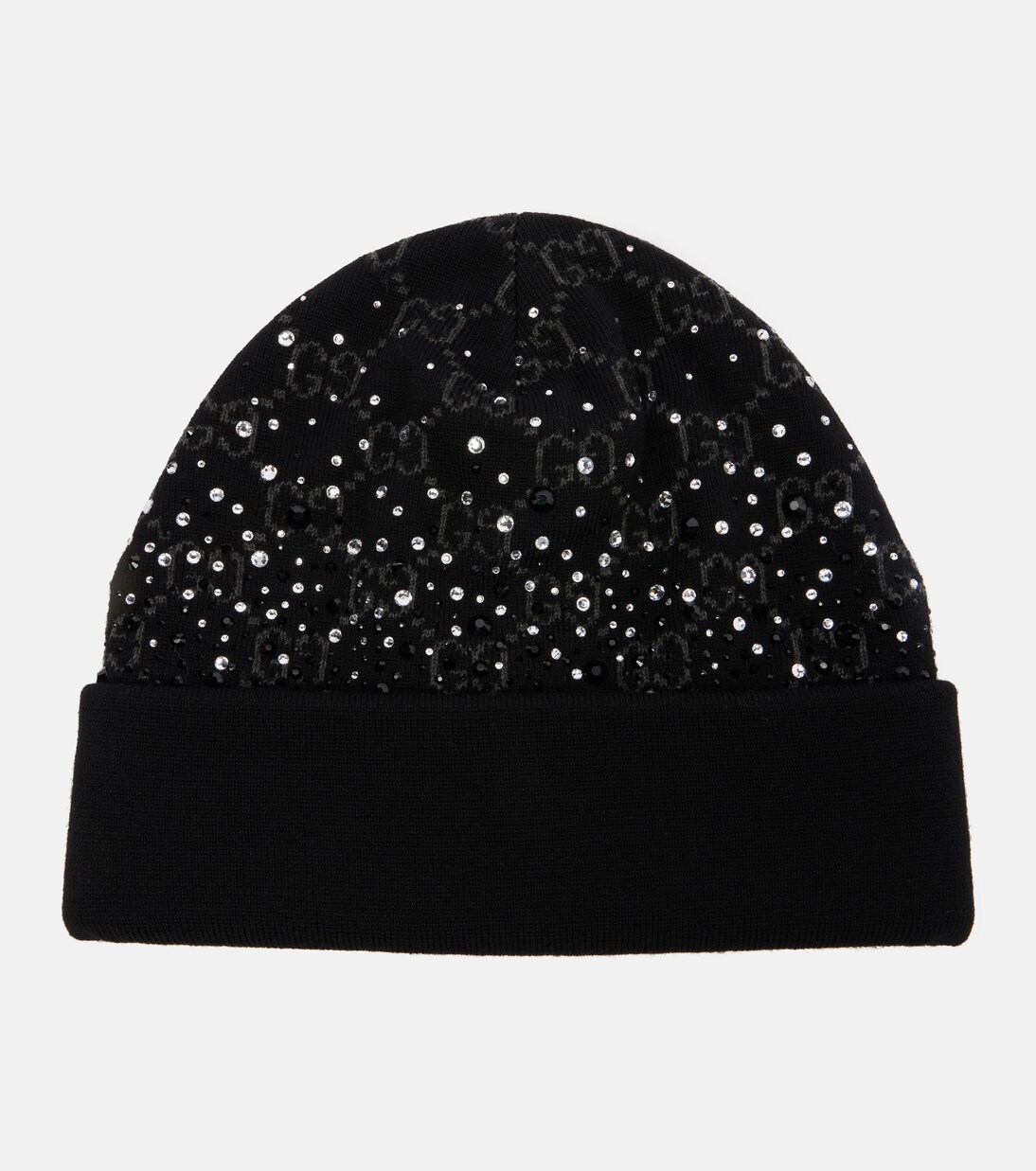 GG crystal-embellished wool beanie | Gucci