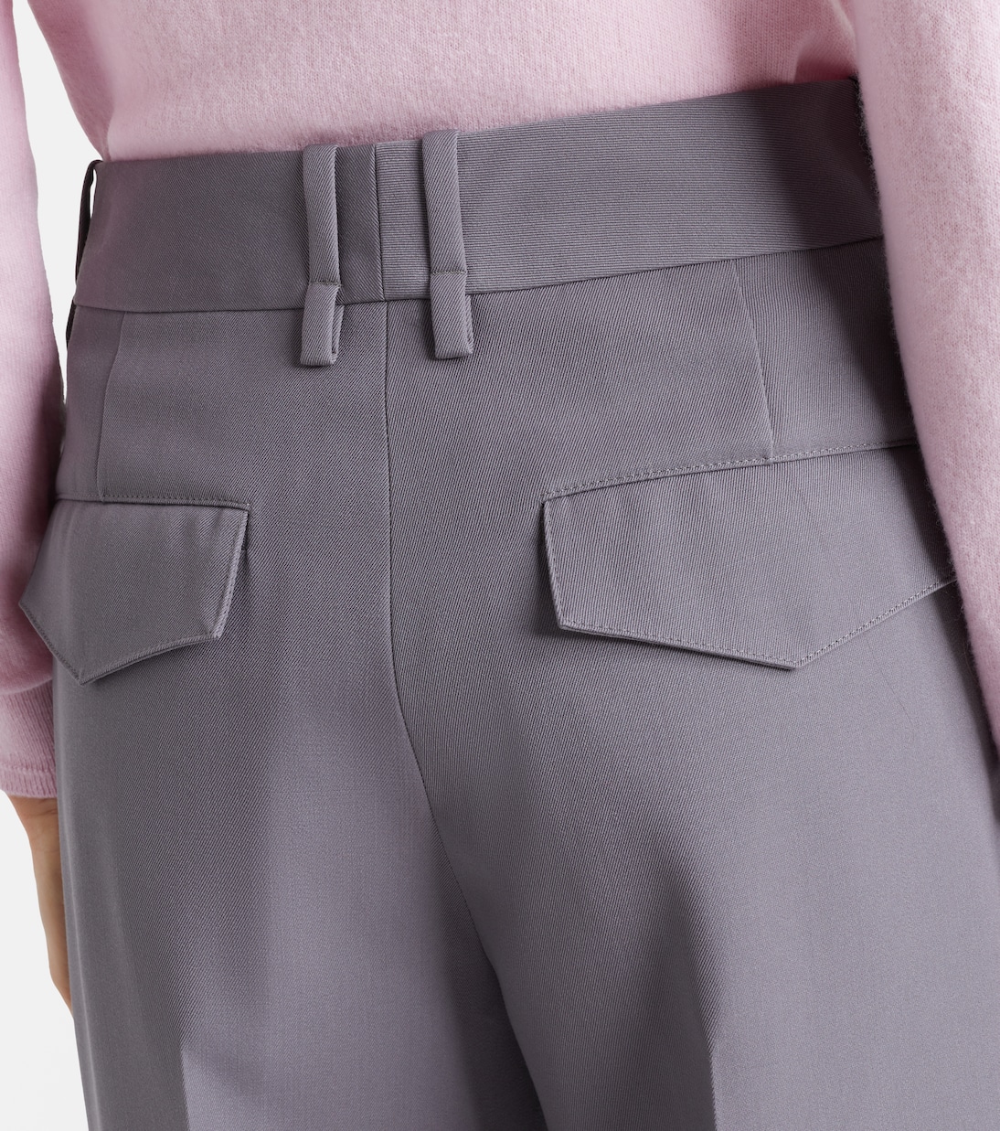 Pleated wool wide-leg pants | Jil Sander