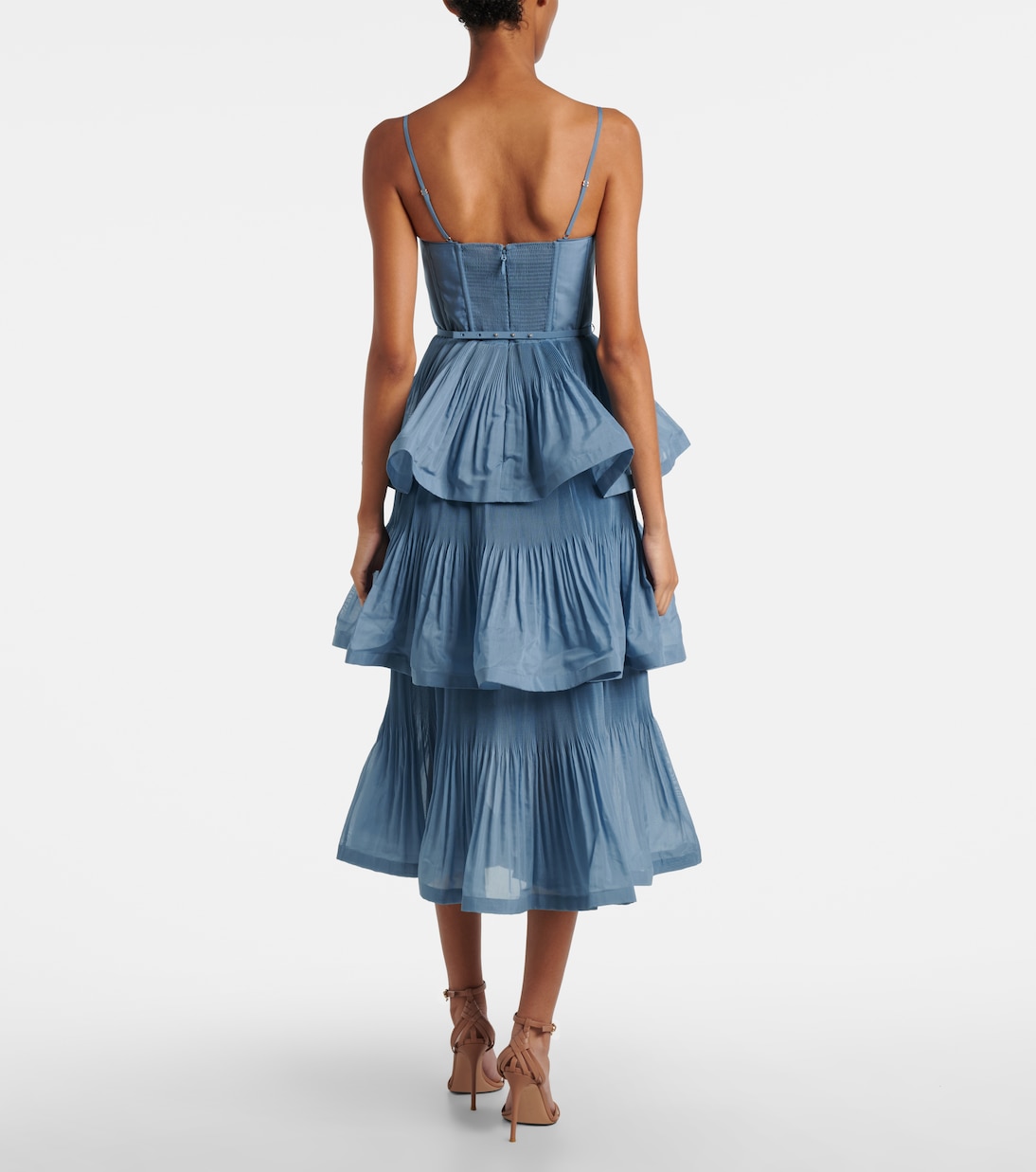 Tiered bustier dress | Zimmermann