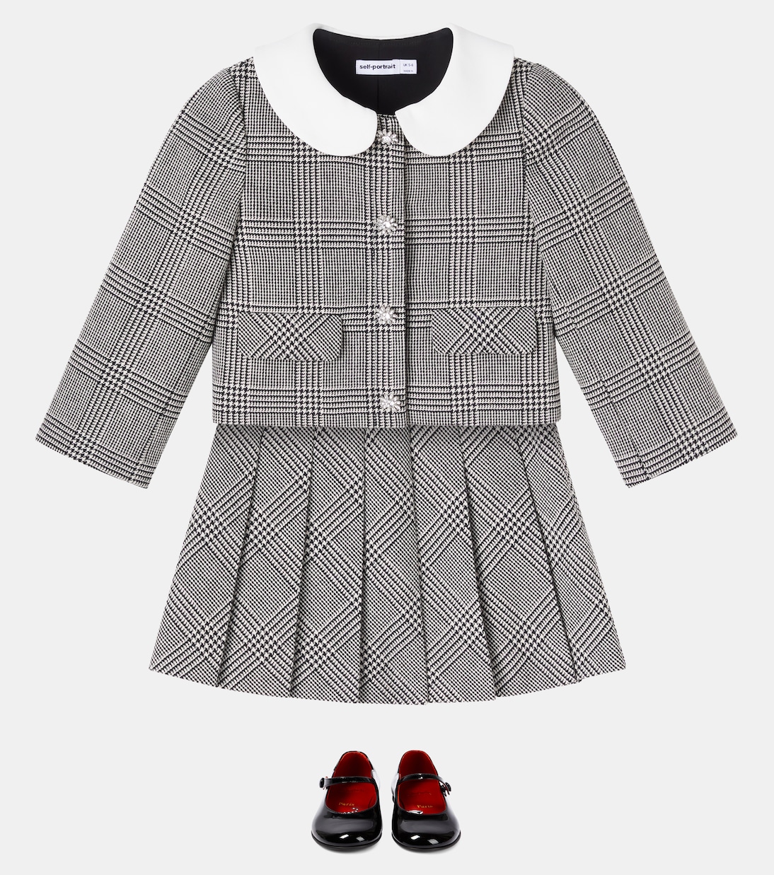 Jacke aus einem Wollgemisch  | Self-Portrait Kids