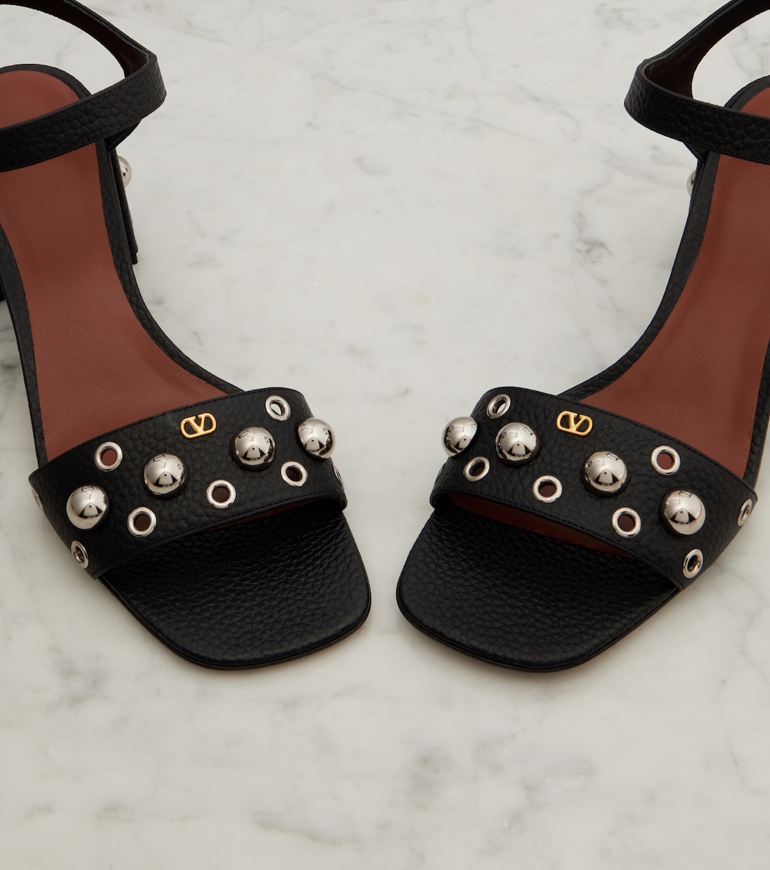 Sandalen Nellcôte 60 aus Leder | Valentino Garavani
