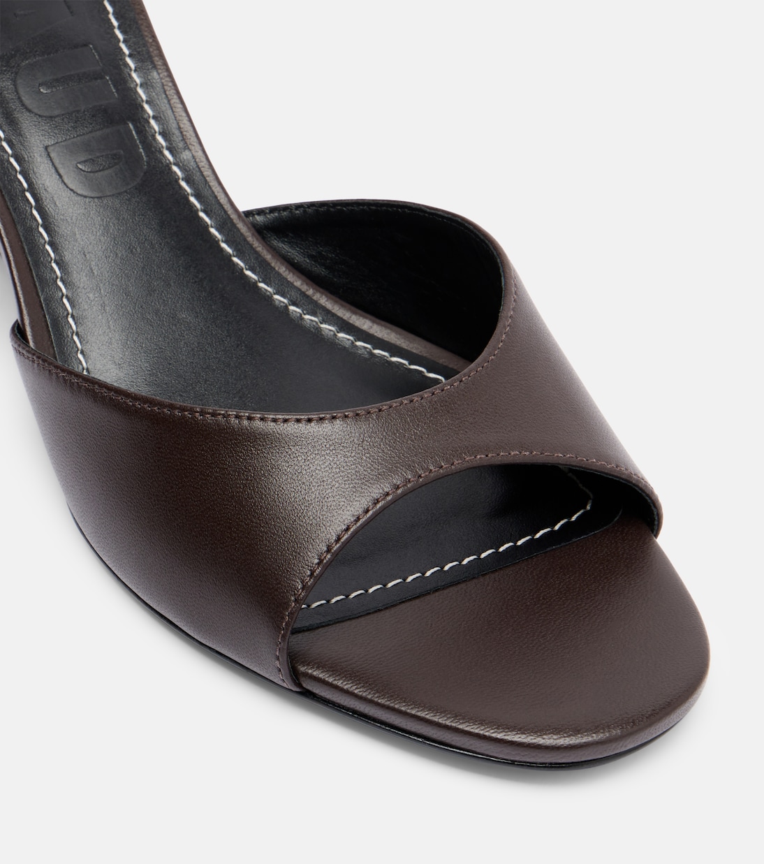 Brigitte leather wedge mules | Staud