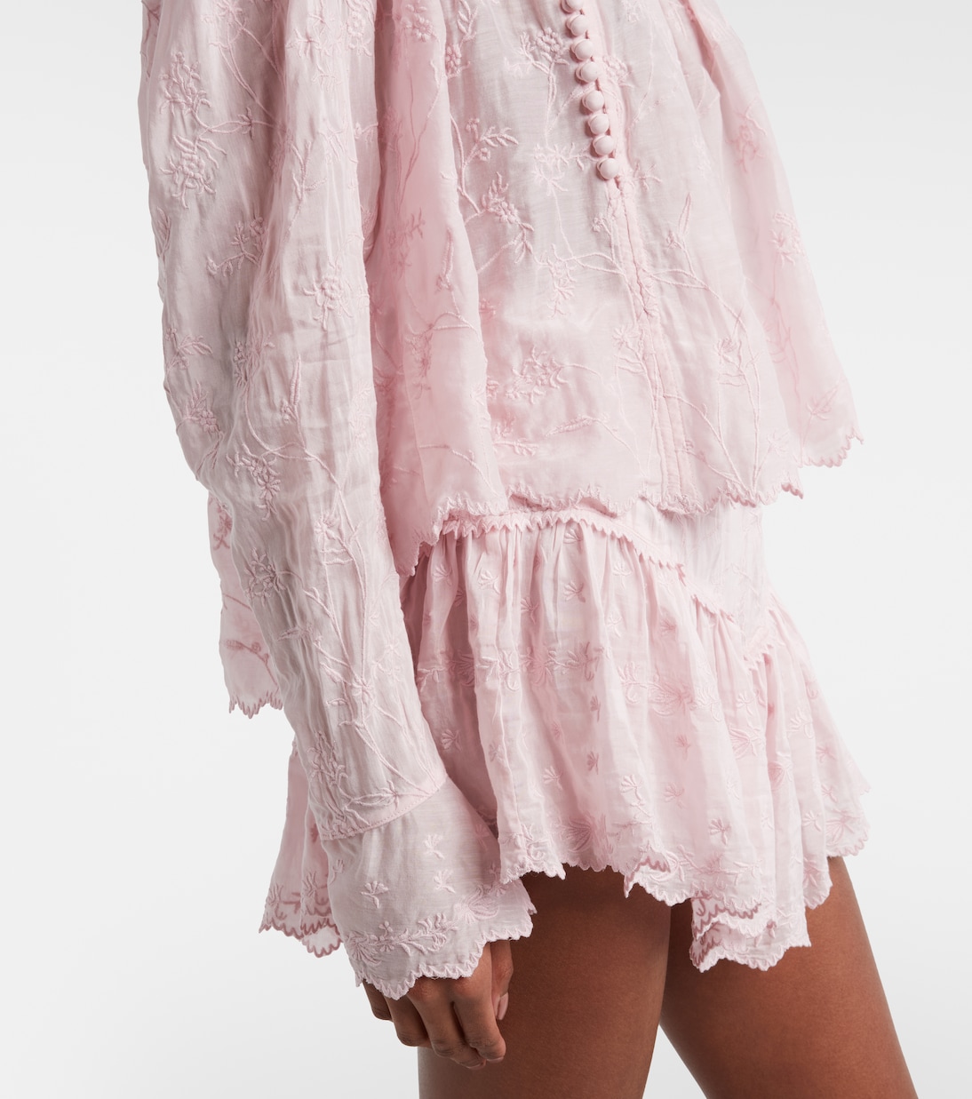 Zelly embroidered cotton and silk blouse | Isabel Marant