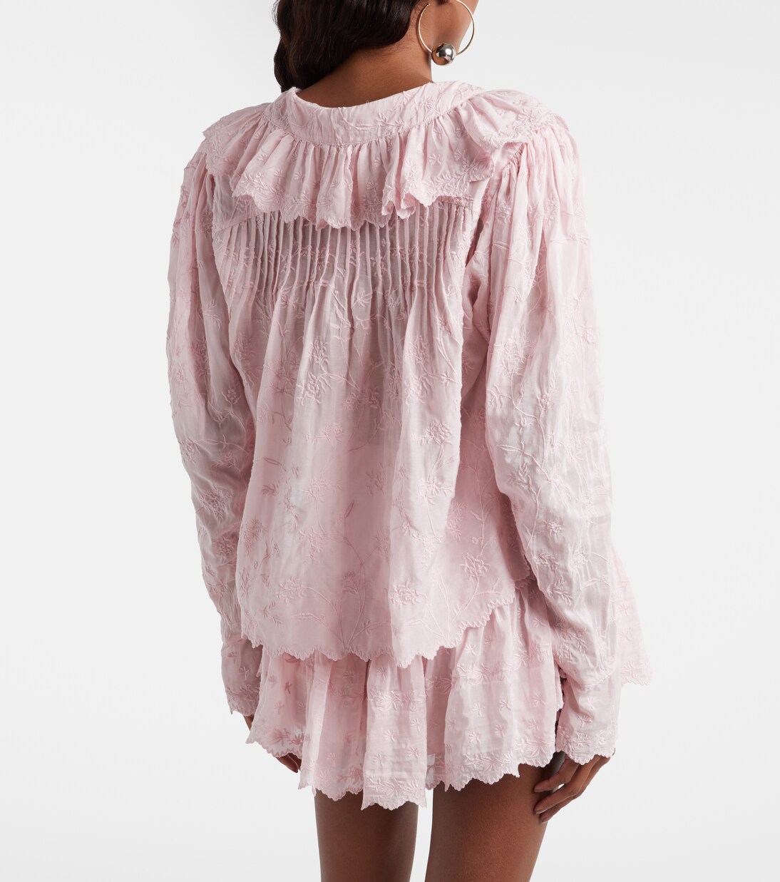 Zelly embroidered cotton and silk blouse | Isabel Marant
