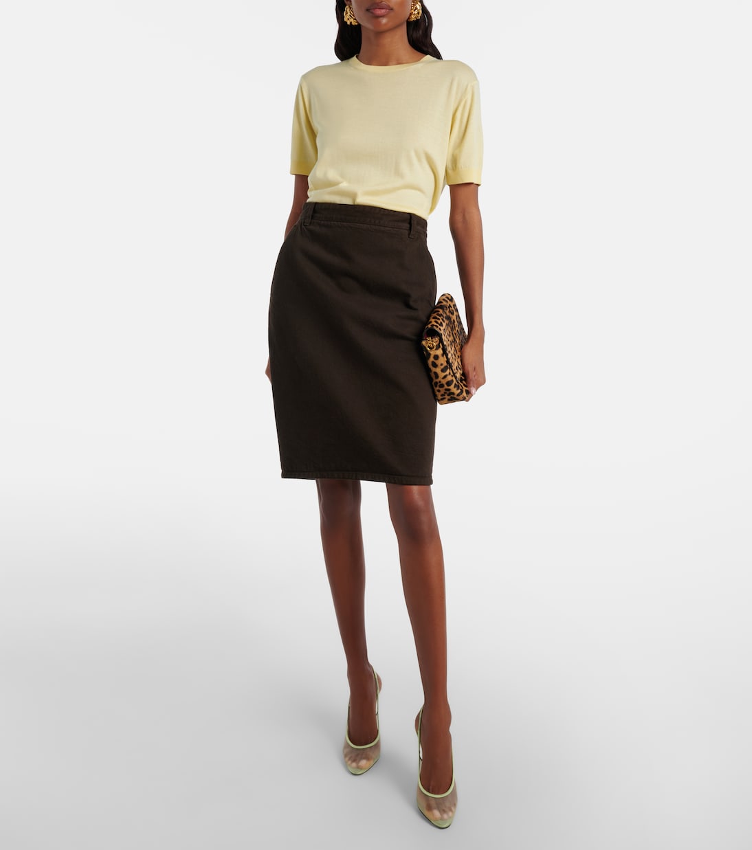 Slingback-Pumps Anita 110 aus Mesh | Saint Laurent