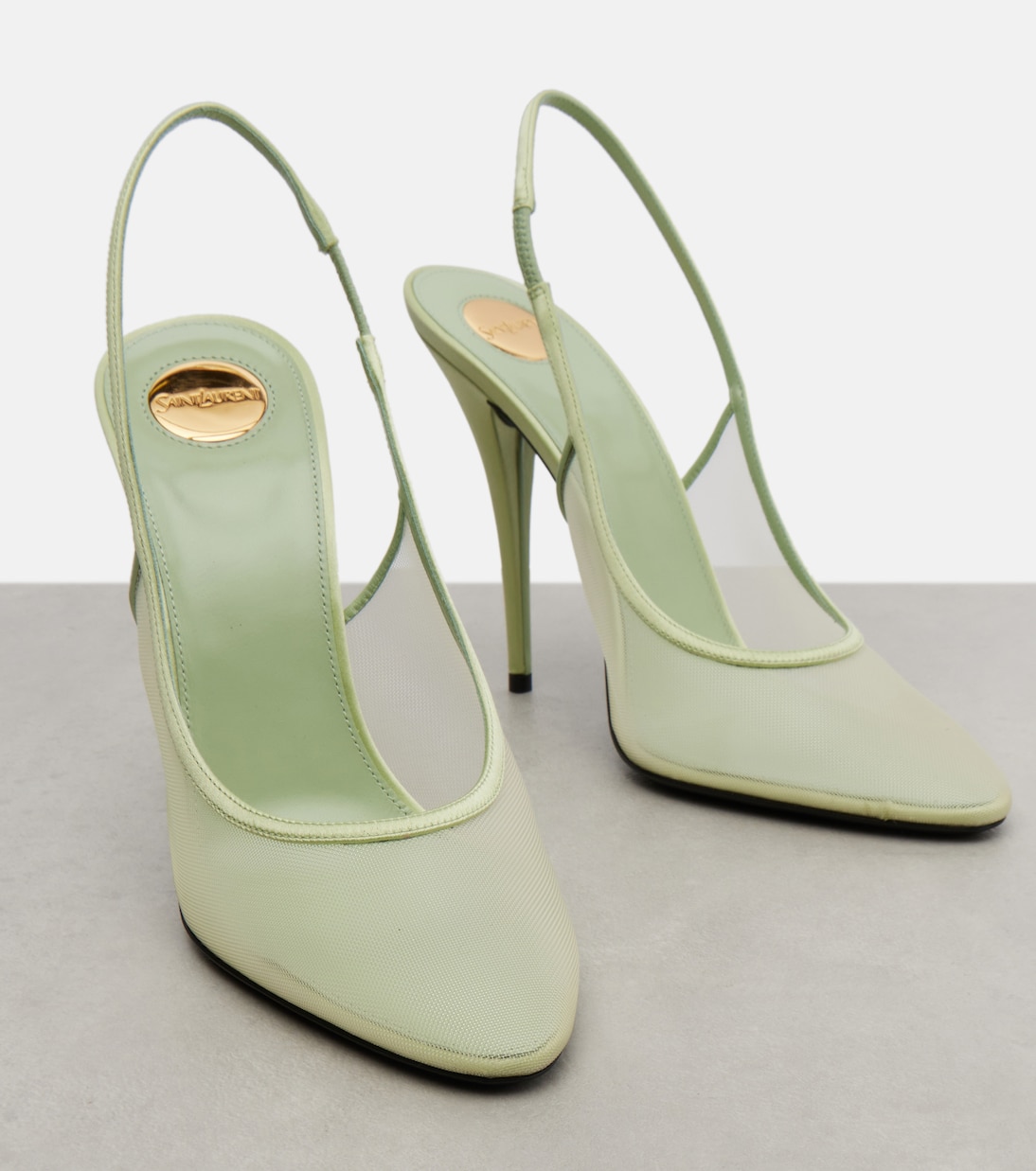 Slingback-Pumps Anita 110 aus Mesh | Saint Laurent
