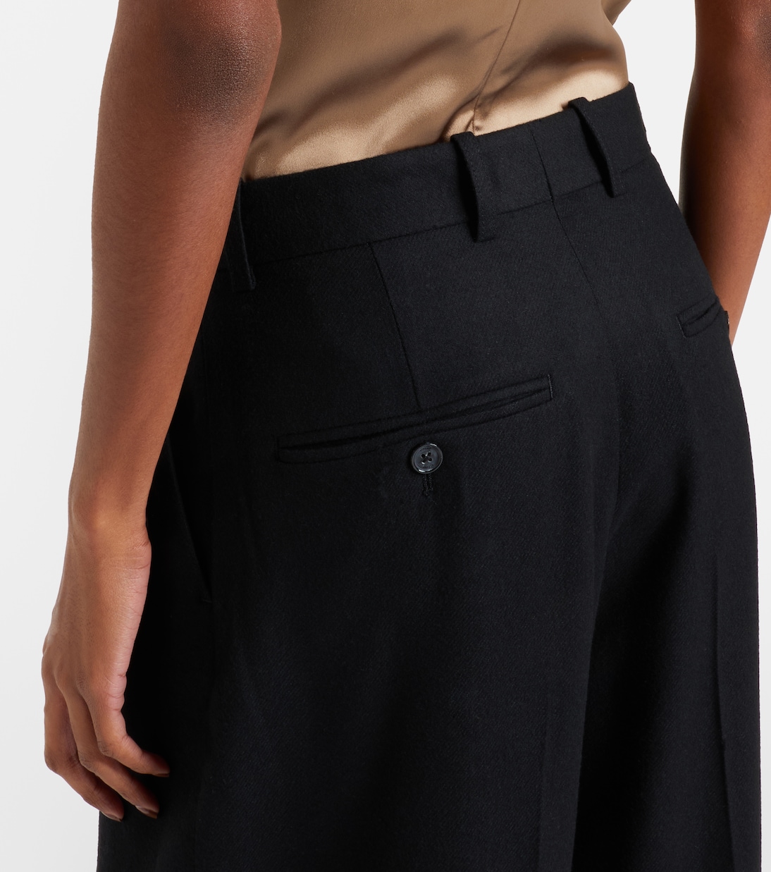 Flannel wide-leg pants | Toteme