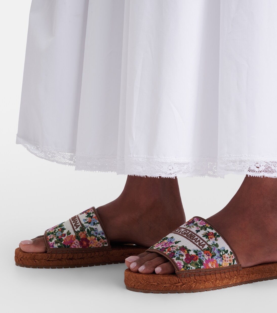 Alpargatas florales | Dolce&Gabbana