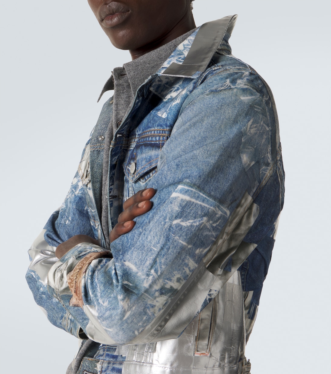 Veste imprimée en jean | Acne Studios