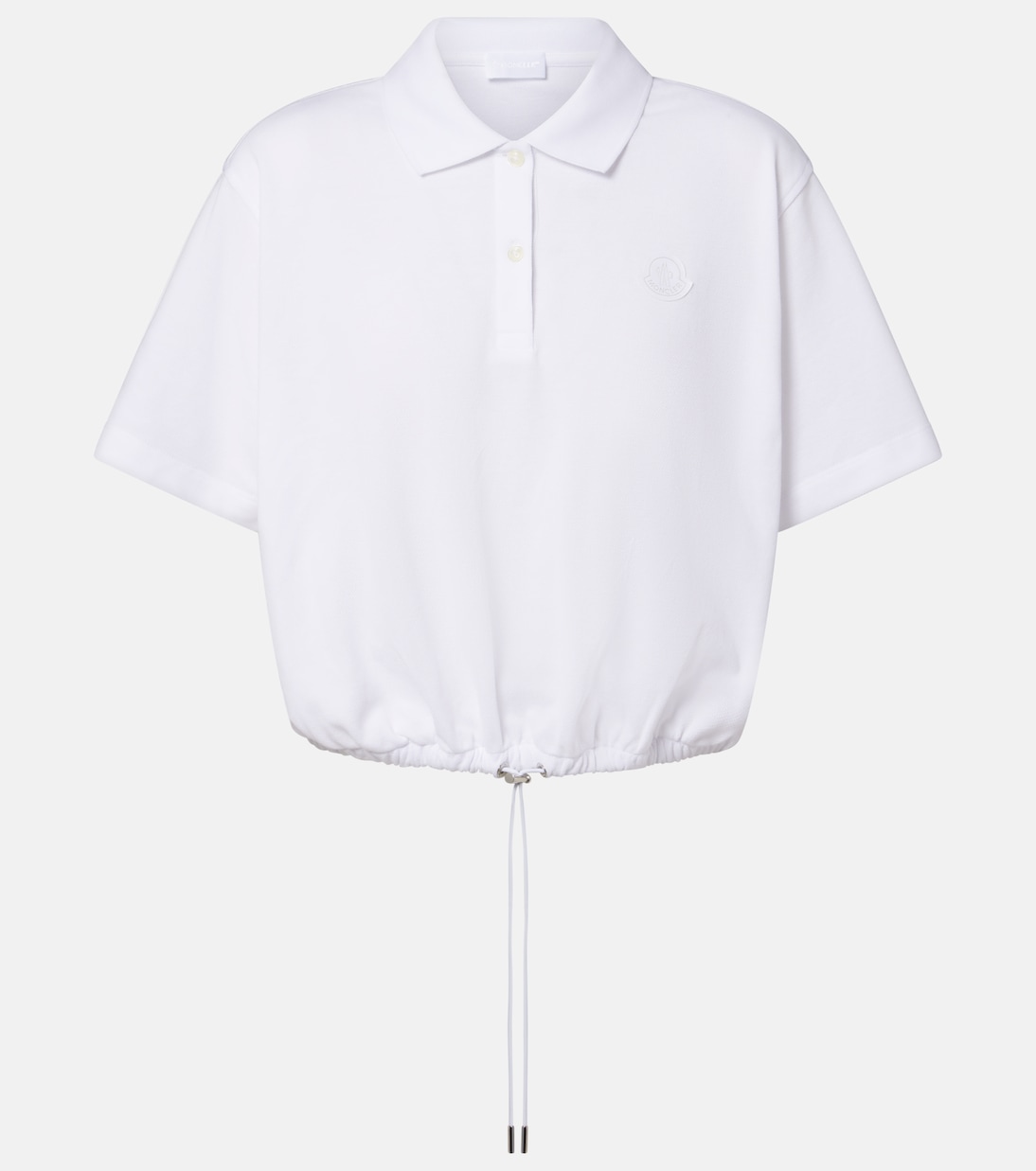 Cotton piqué polo shirt | Moncler