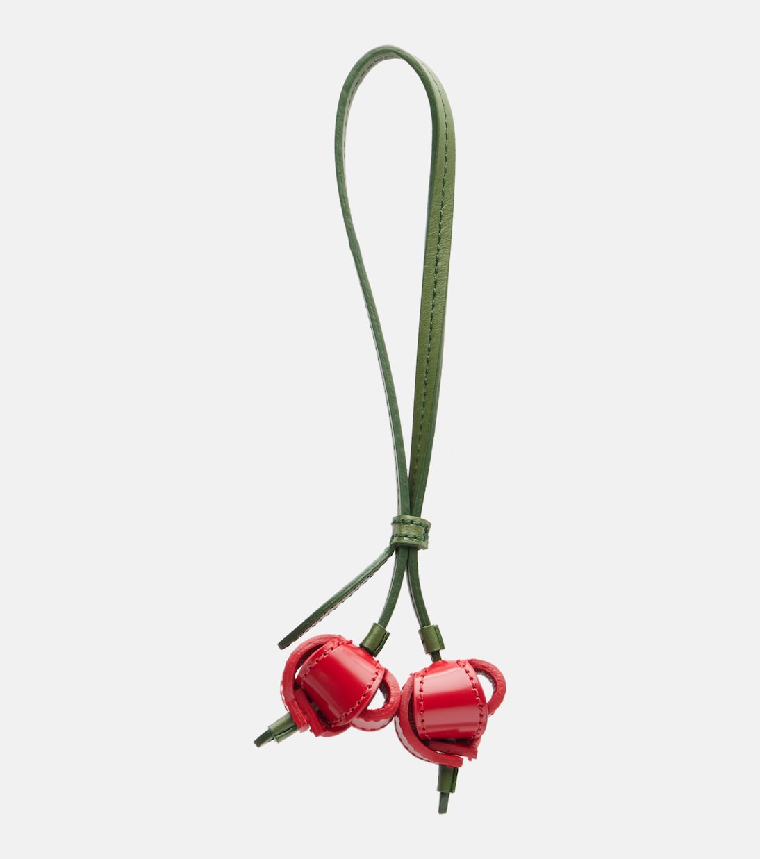 Les Cerises Small leather bag charm | Jacquemus