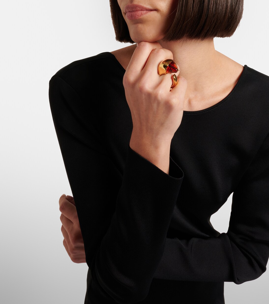 Anillo adornado | Bottega Veneta