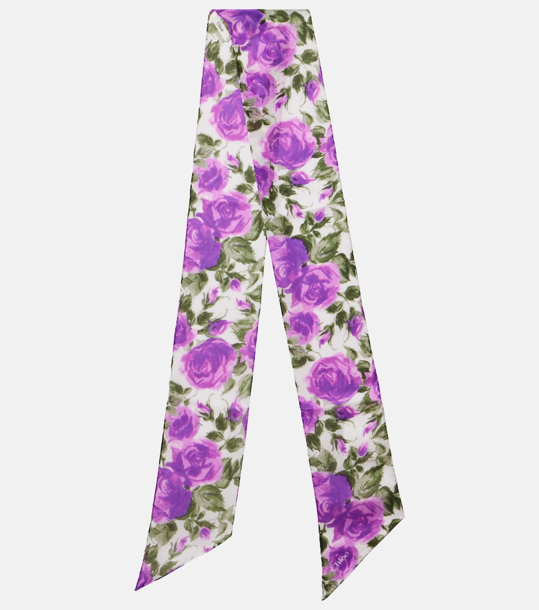 Chloé Bloom floral silk scarf | Chloé