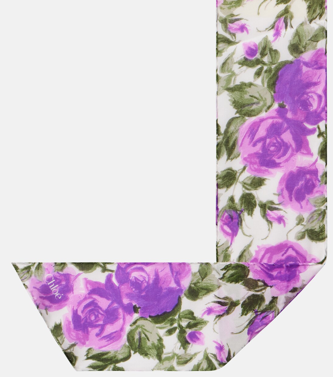 Chloé Bloom floral silk scarf | Chloé