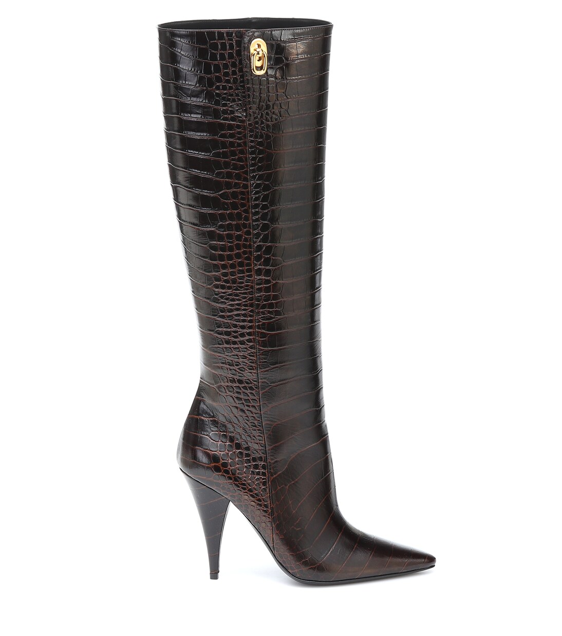 Botas altas de piel efecto coco | Tom Ford