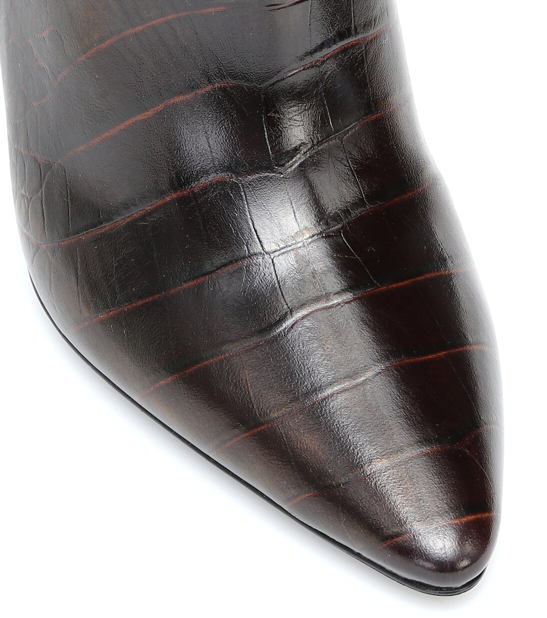 Botas altas de piel efecto coco | Tom Ford