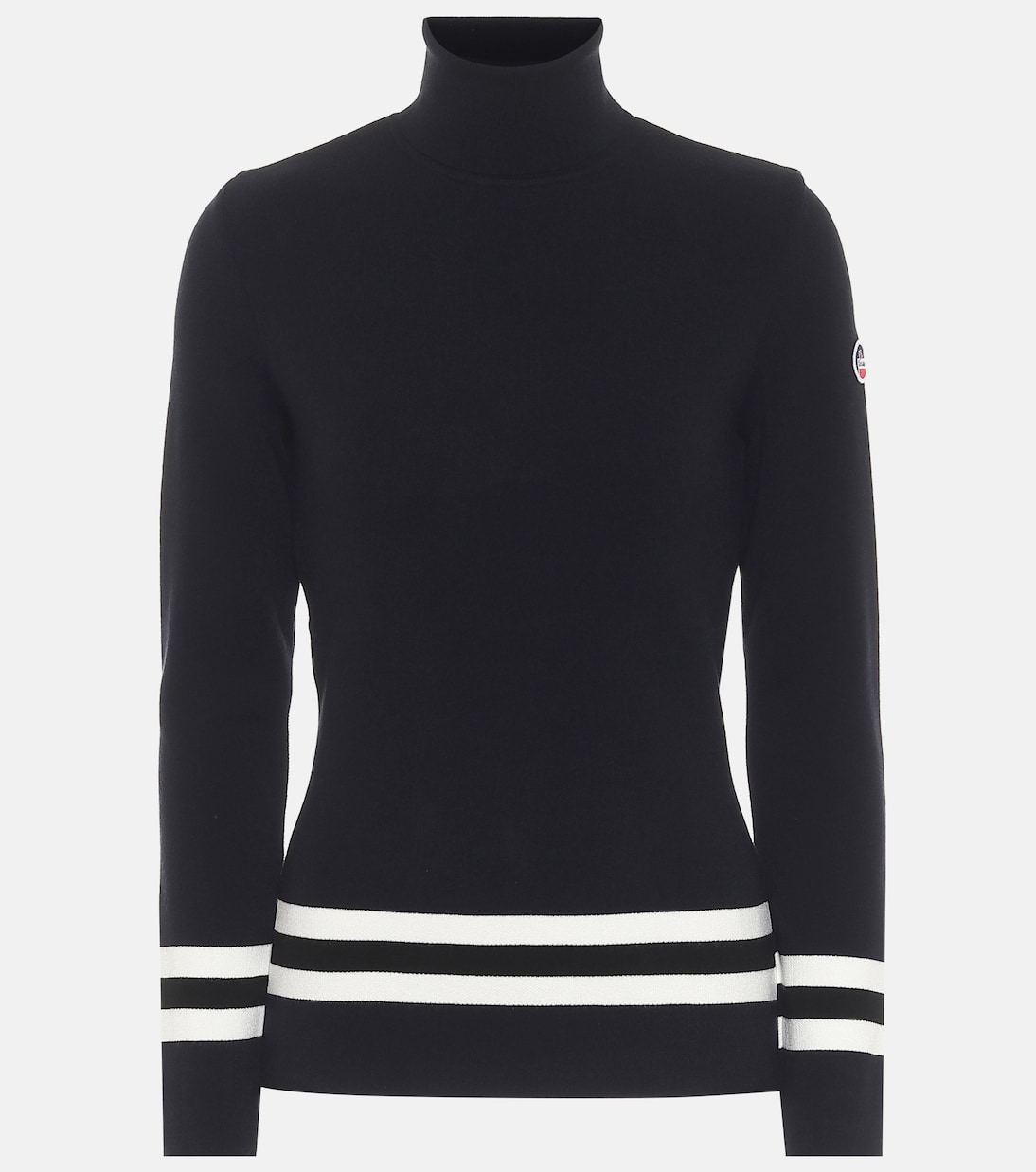 Judith striped turtleneck sweater | Fusalp