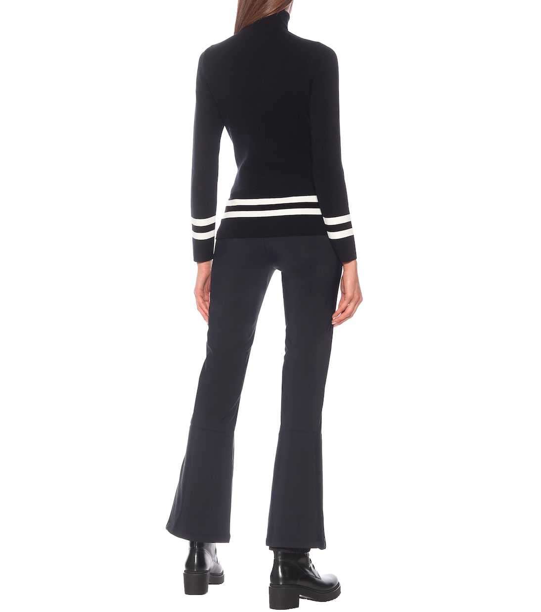 Judith striped turtleneck sweater | Fusalp