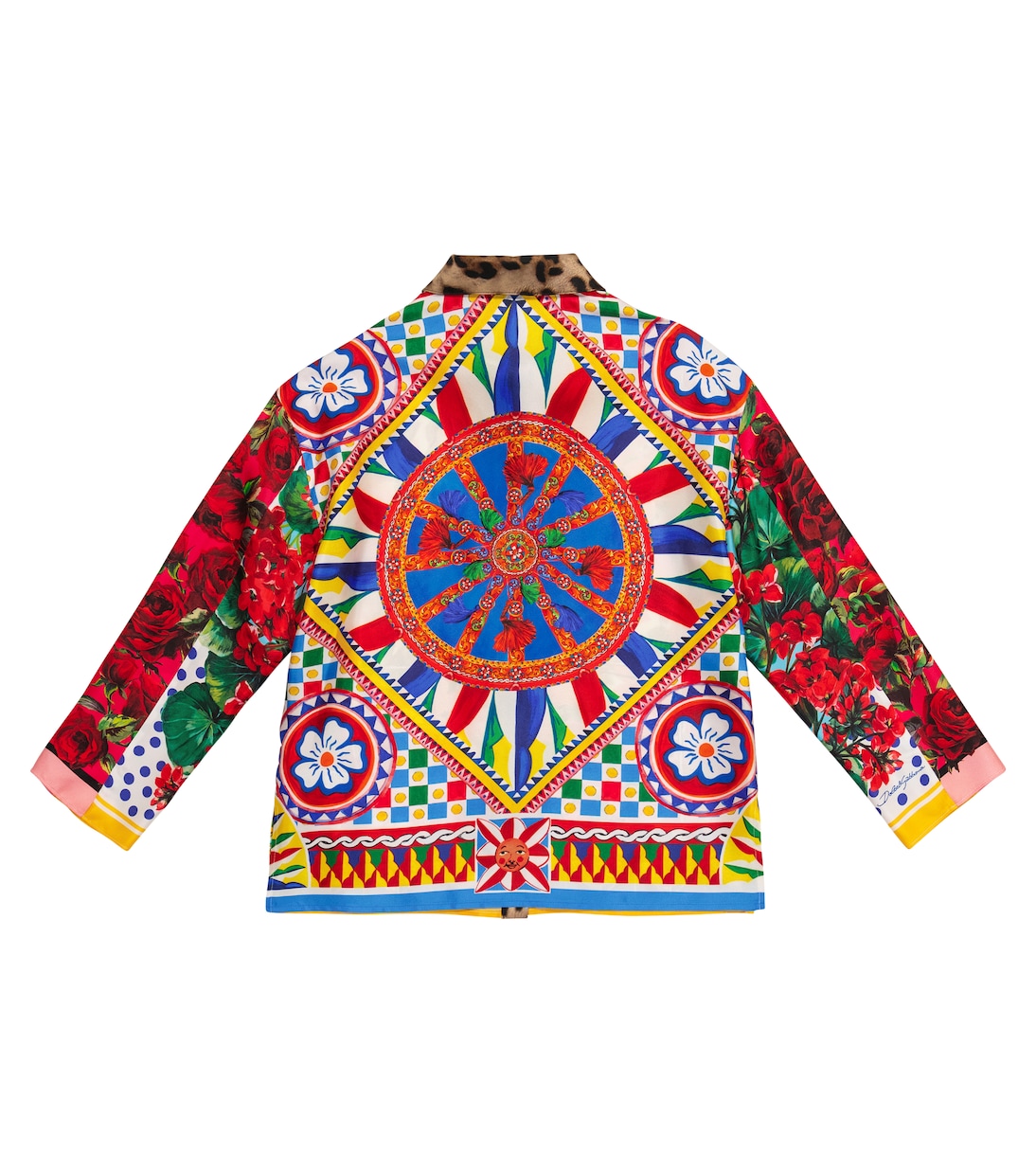 Camisa de seda floral | Dolce&Gabbana Kids