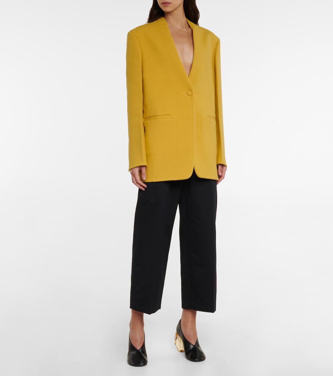 Blazer en laine mélangée | Jil Sander