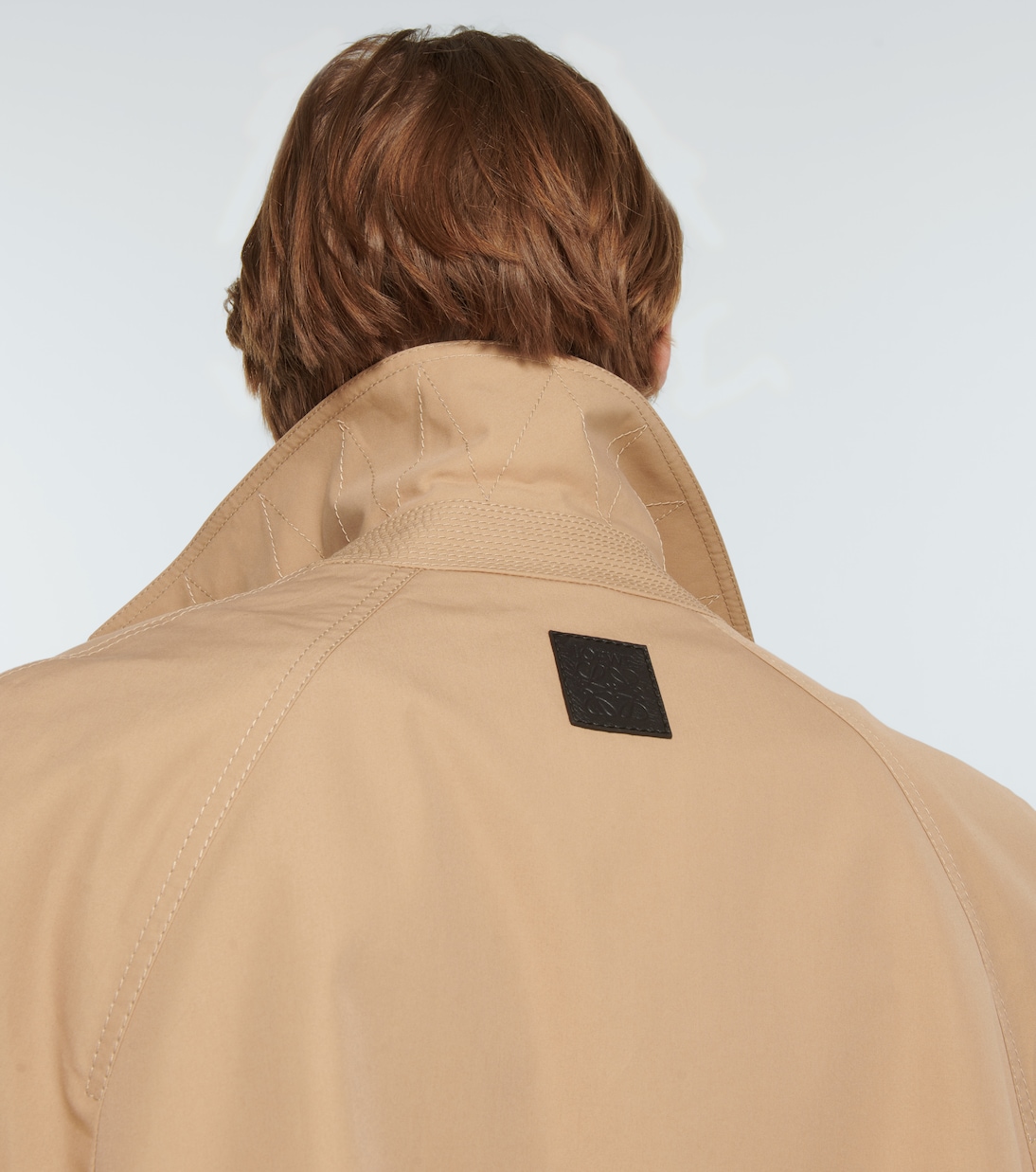 Gabardina de algodón con doble solapa | Loewe
