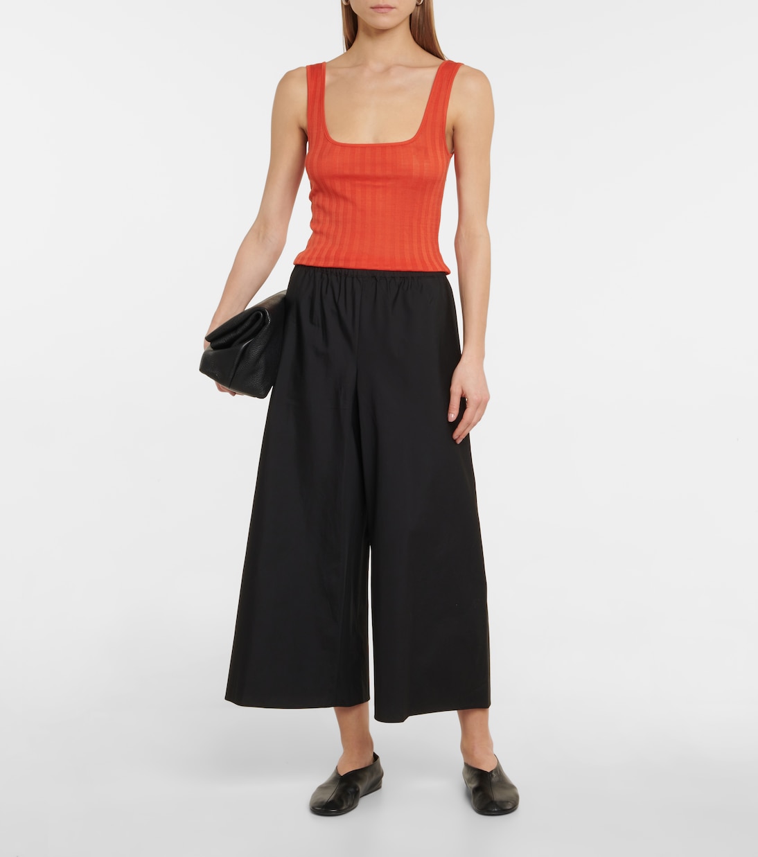 Tank top in cotone a coste | Vince