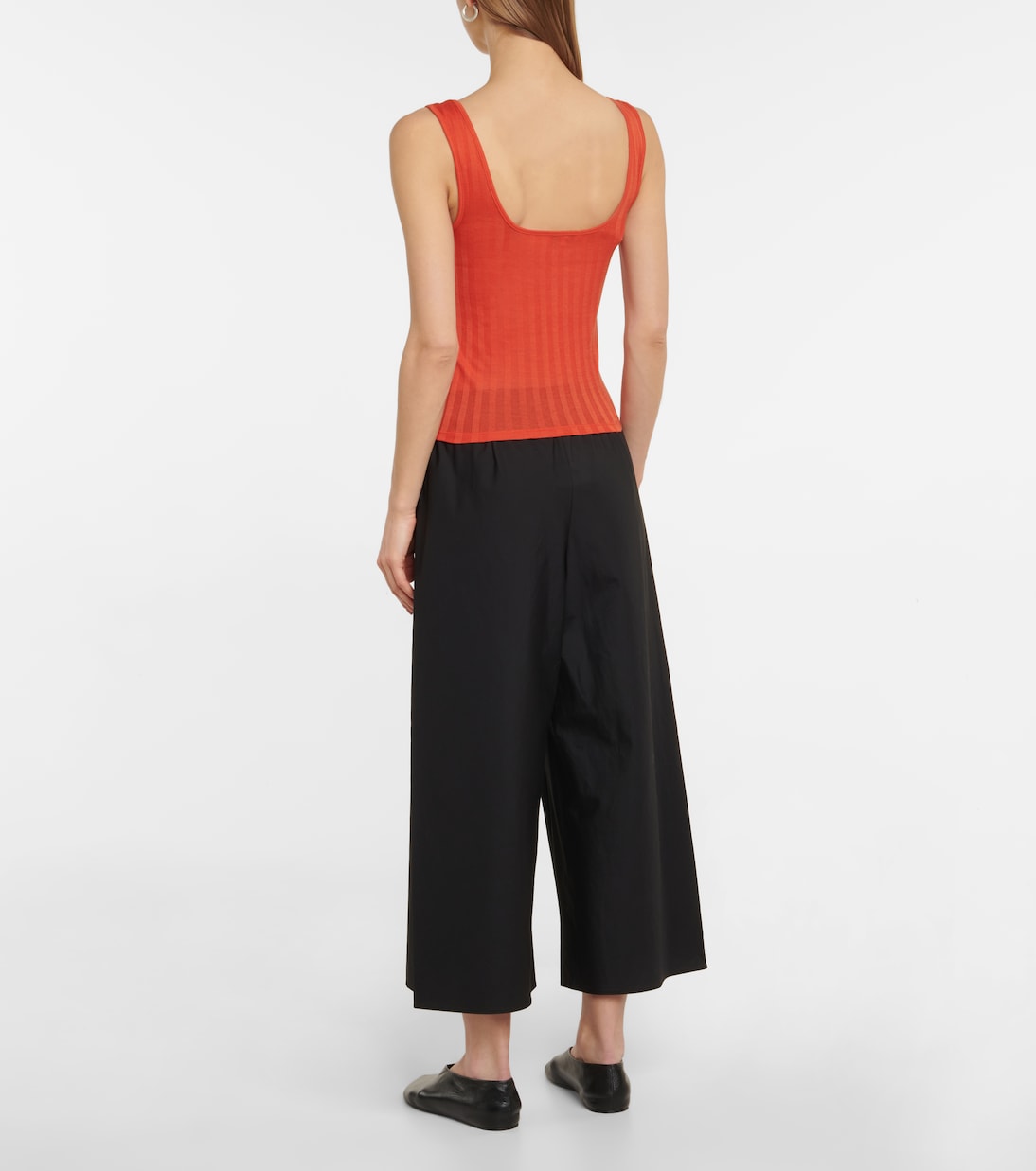 Tank top in cotone a coste | Vince