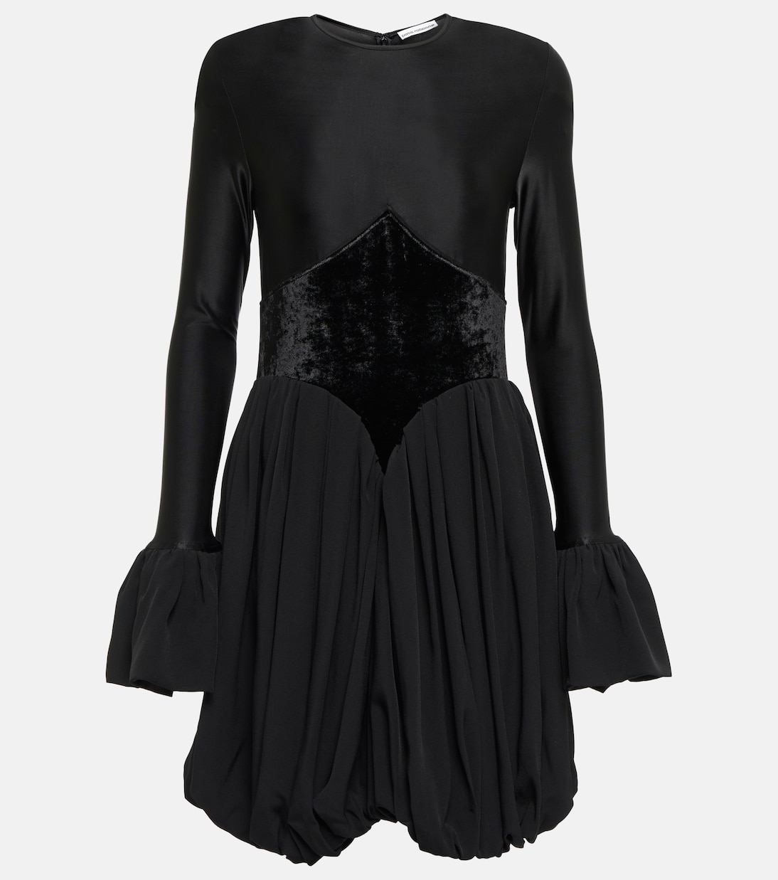 Pleated flared minidress | Rabanne