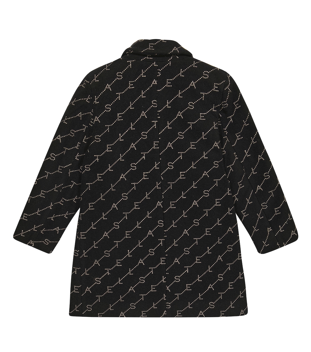 Abrigo de mezcla de lana con logo | Stella McCartney Kids