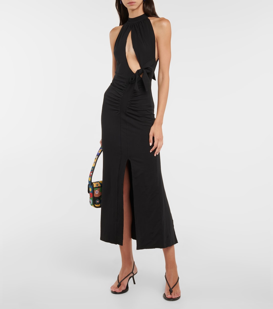 Merle cutout halterneck dress | Rotate