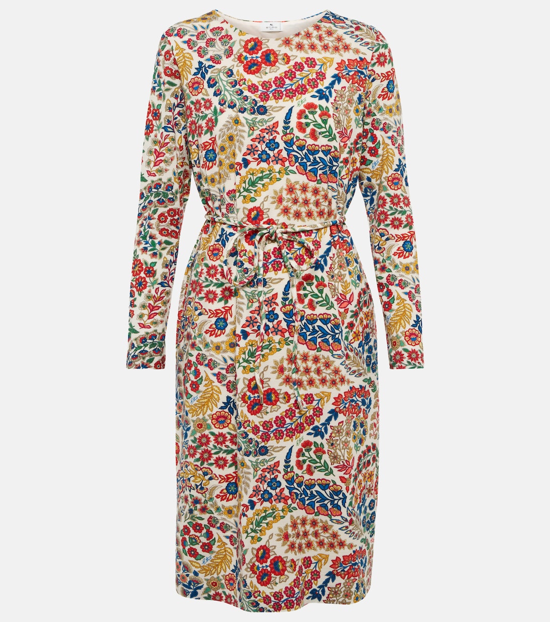 Floral wool-blend dress | Etro