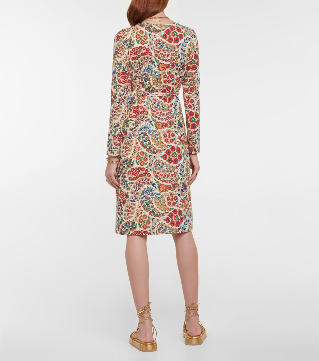 Floral wool-blend dress | Etro