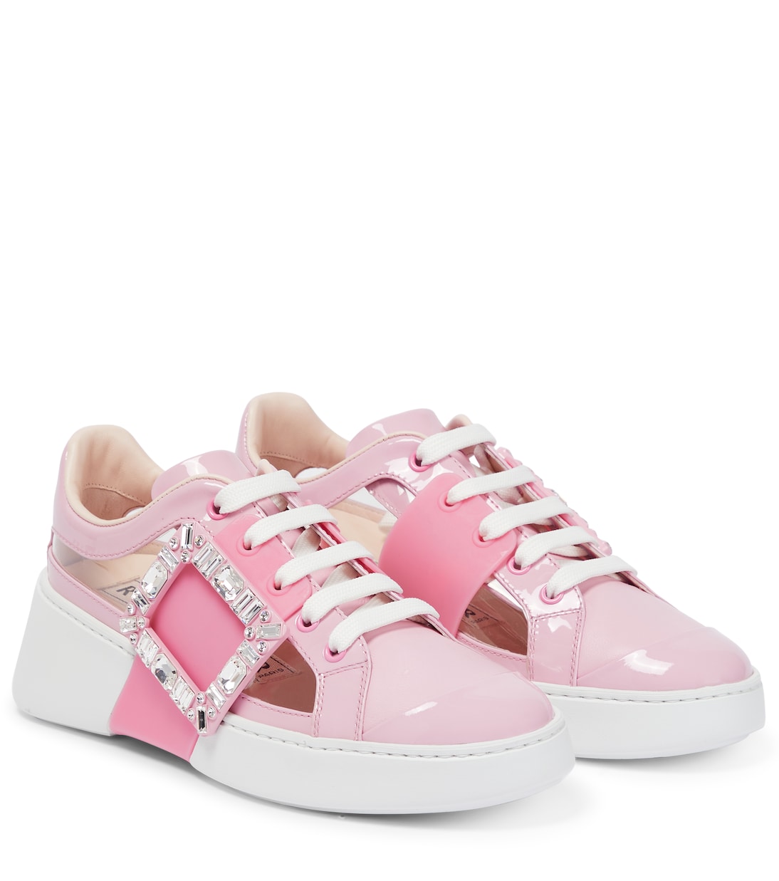Baskets Viv' Skate en PVC et cuir | Roger Vivier
