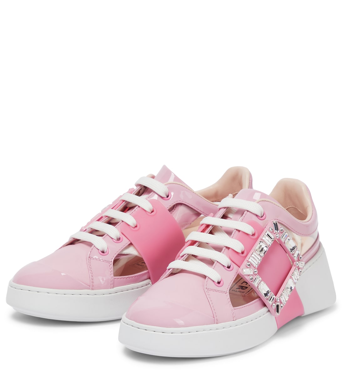 Baskets Viv' Skate en PVC et cuir | Roger Vivier