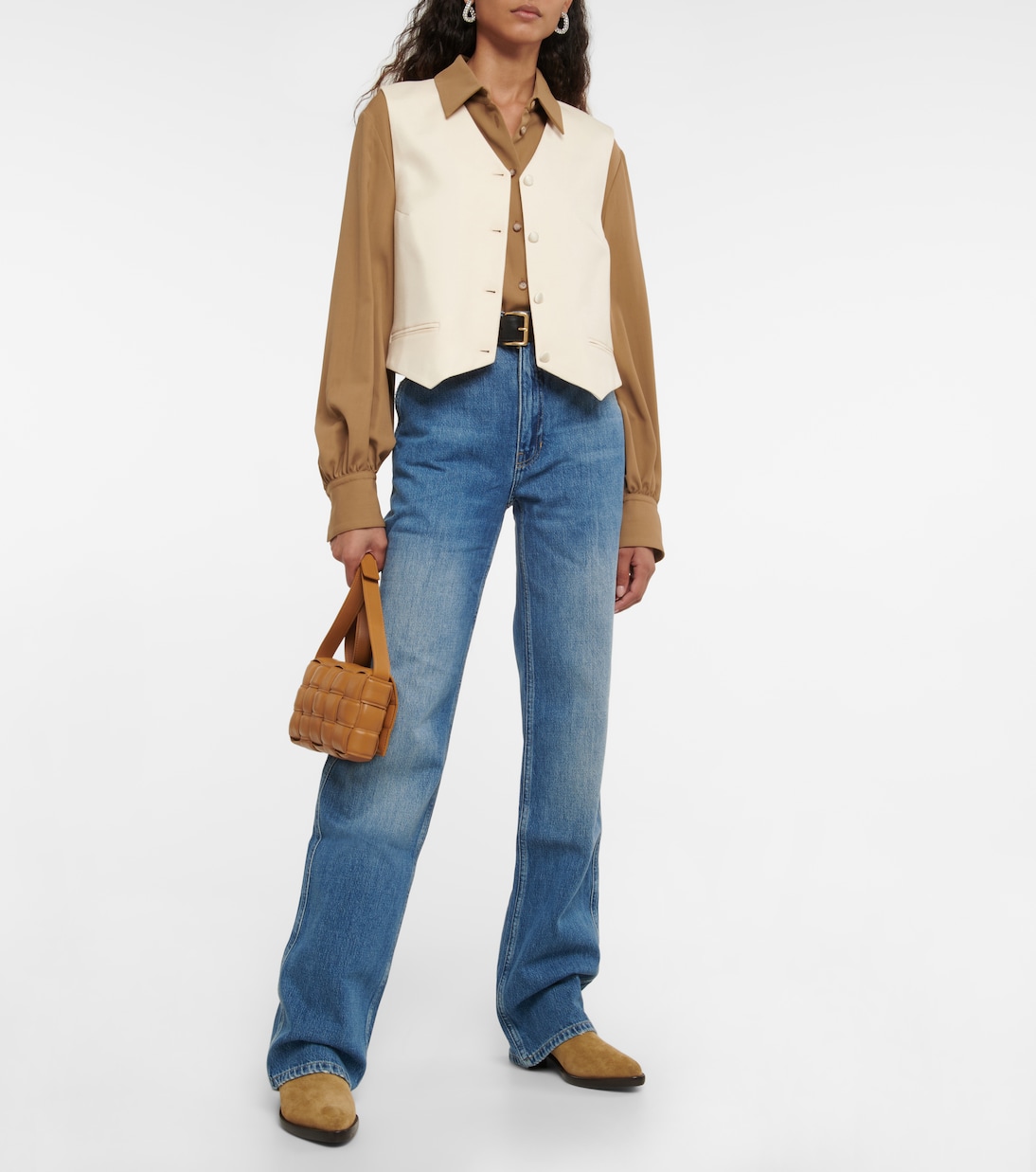 Jeans rectos Le Jane cropped | Frame