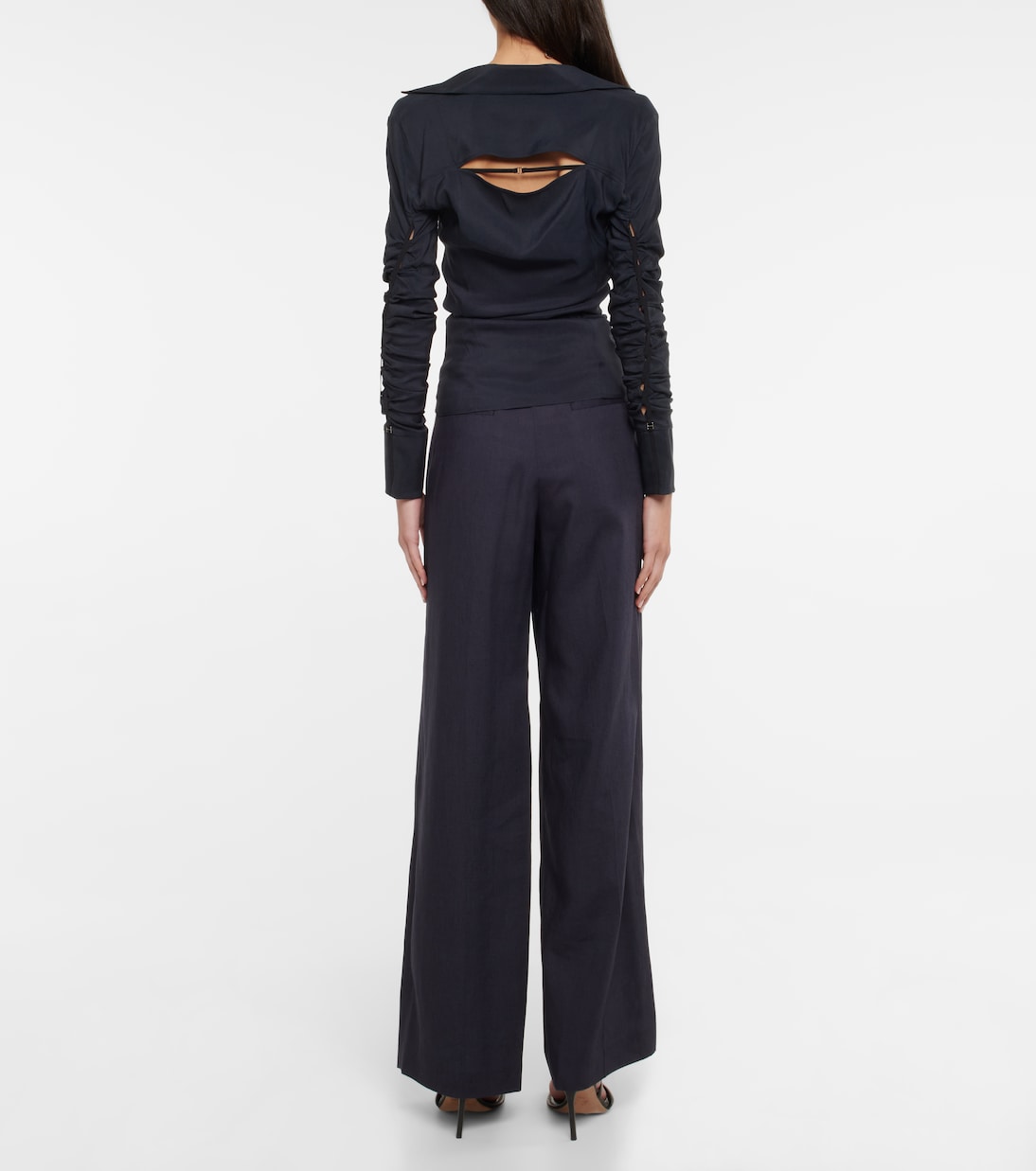 La Chemise Soffio cutout top | Jacquemus