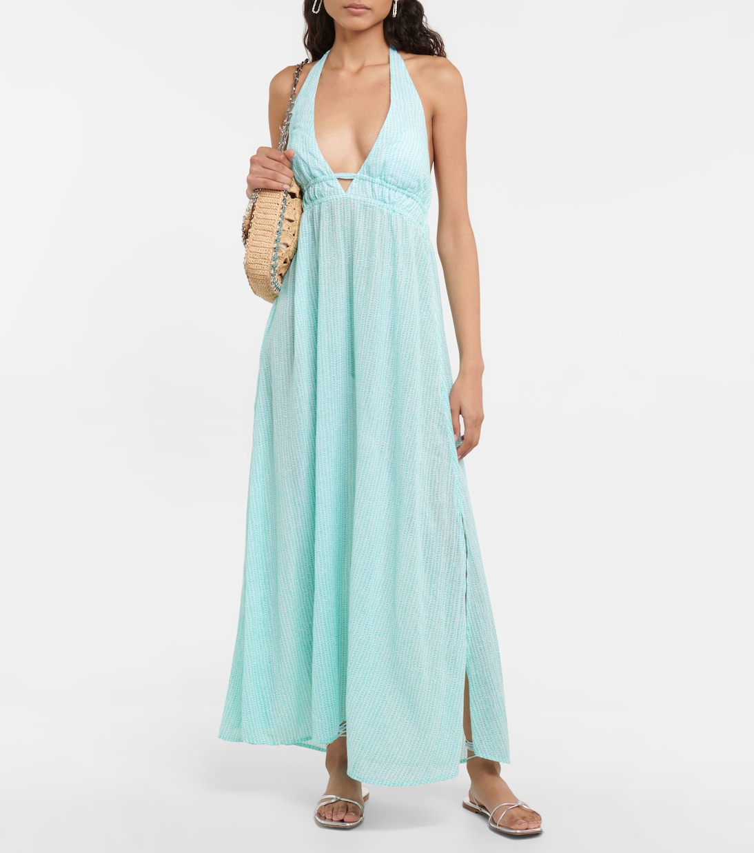 Robe longue Seven Mile Beach en coton | Heidi Klein