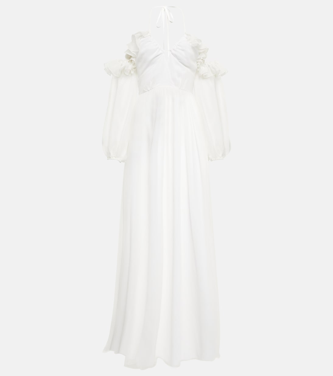 Off-the-shoulder silk gown | Giambattista Valli