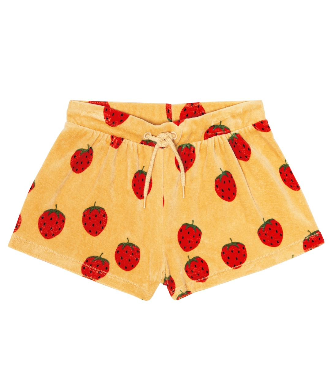 Shorts de terciopelo de algodón | Mini Rodini