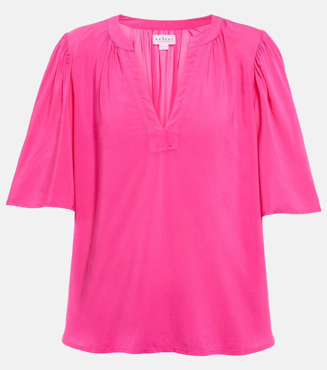 Top Avary in challis | Velvet